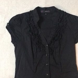 ✨ 3/$15 ✨HeartSoul Black blouse